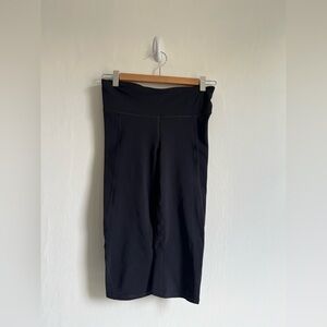 SMALL gap fit sculpt compression crops leggings black athletic womens